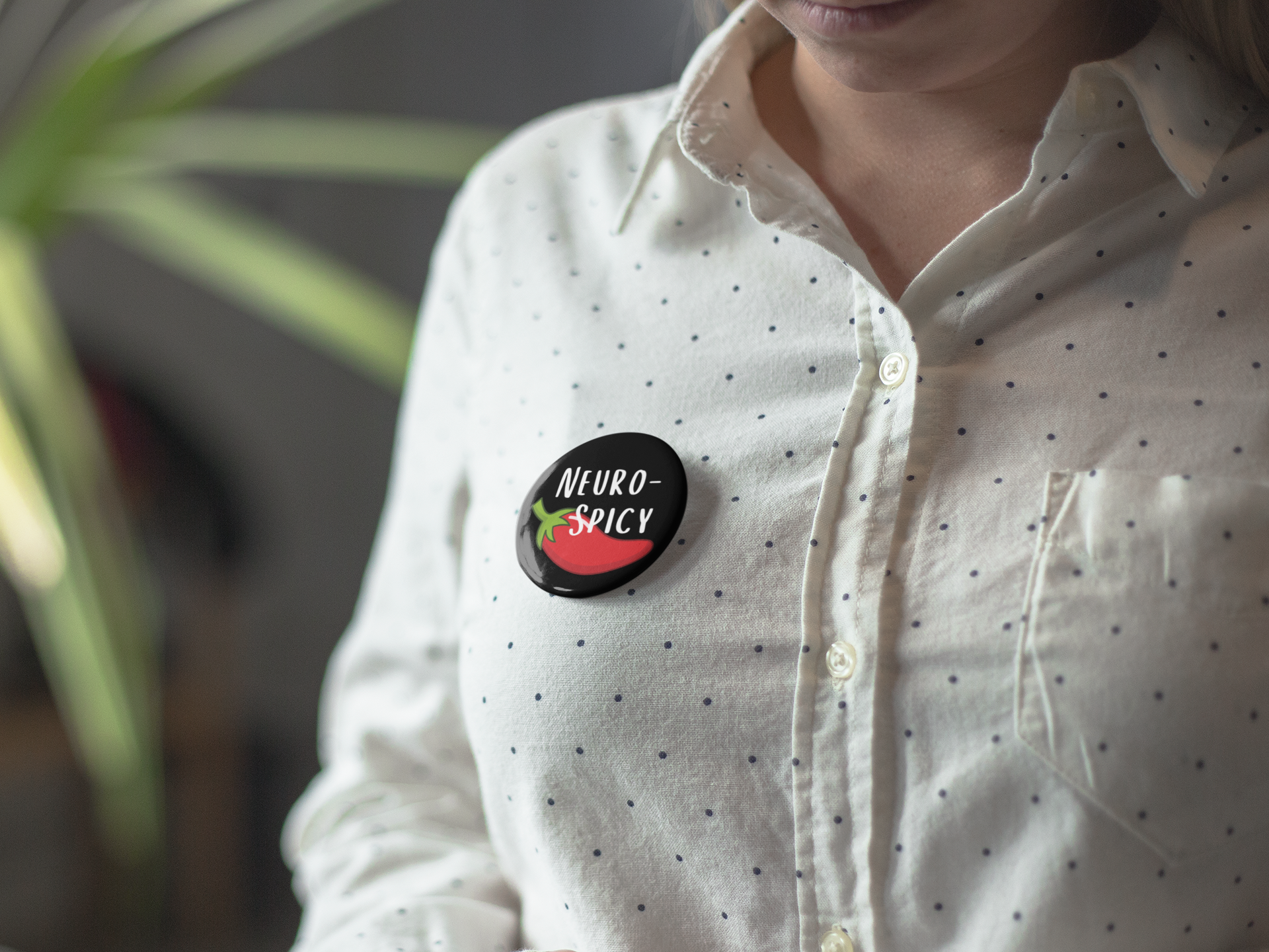 Neurospicy Pinback Button