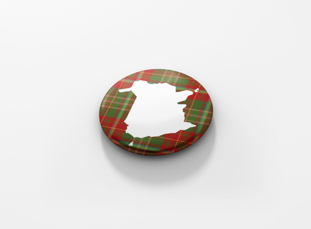 New Brunswick Tartan Pinback Button