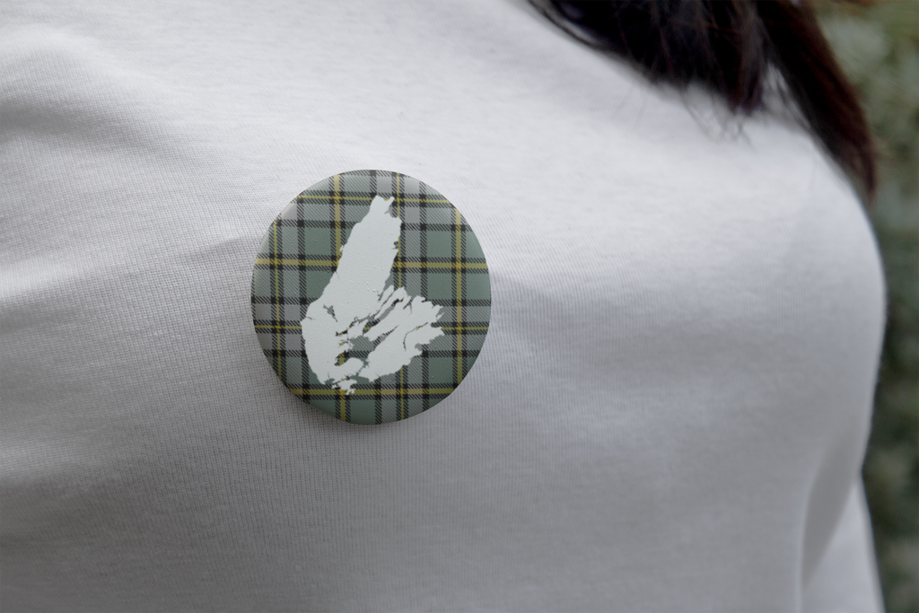 Cape Breton Tartan Pinback Button