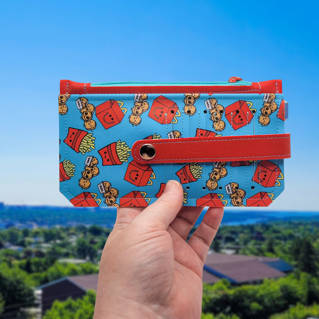 Nugs & Fries Vinyl Slim Wallet