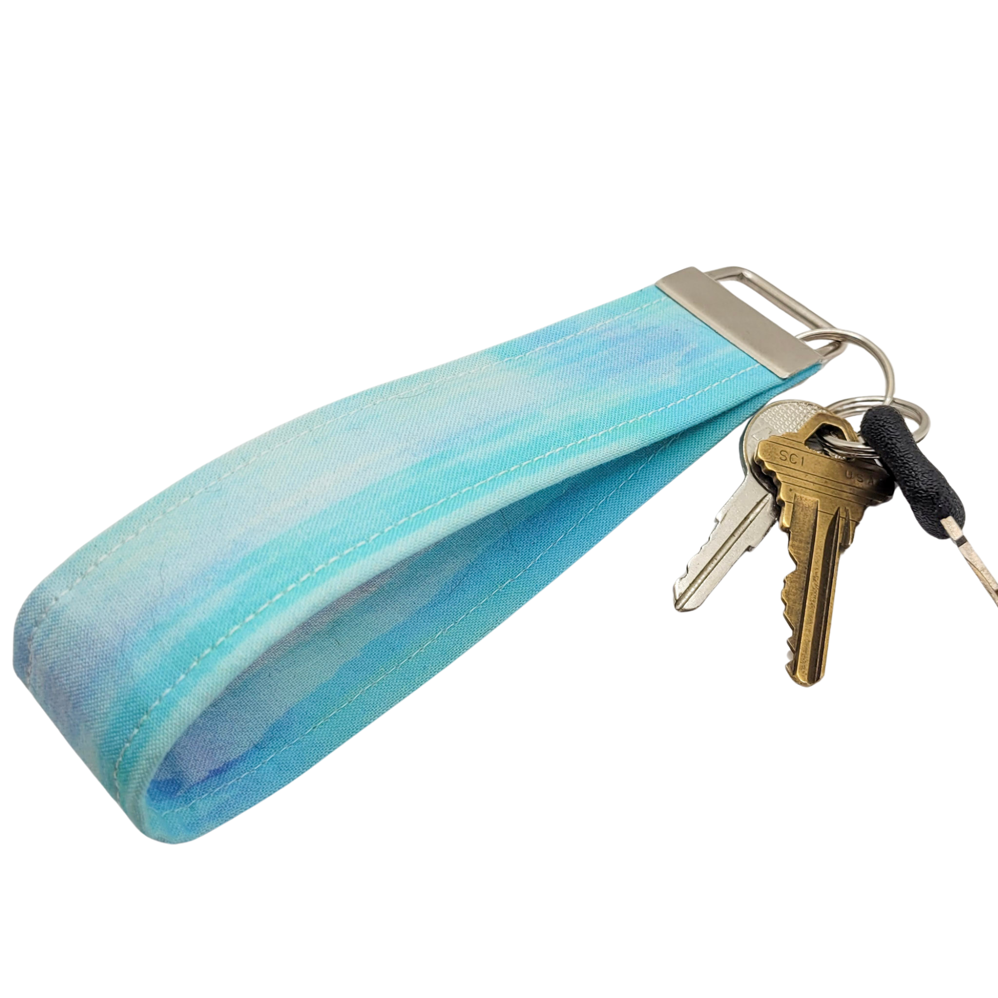 Ombre Skies Wristlet Keychain