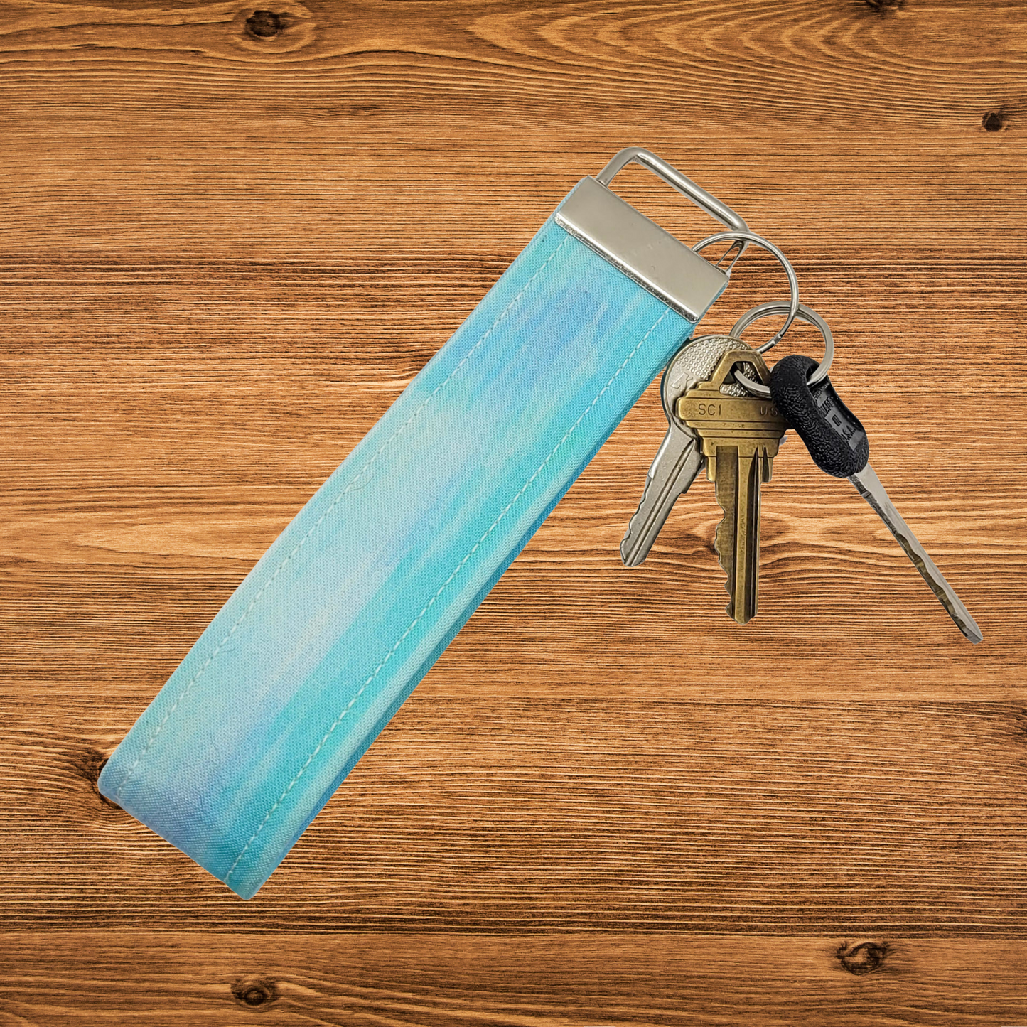 Ombre Skies Wristlet Keychain