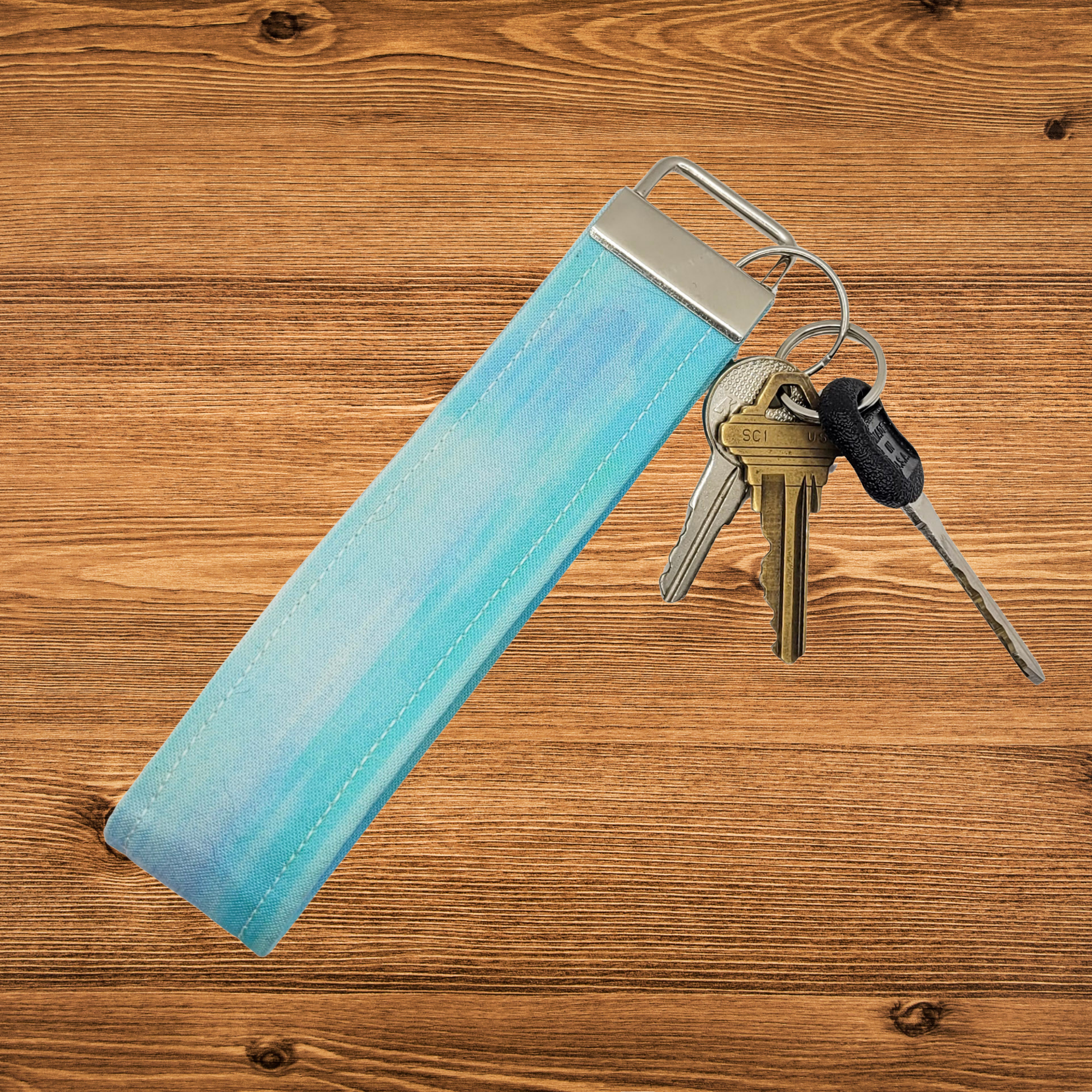 Ombre Skies Wristlet Keychain