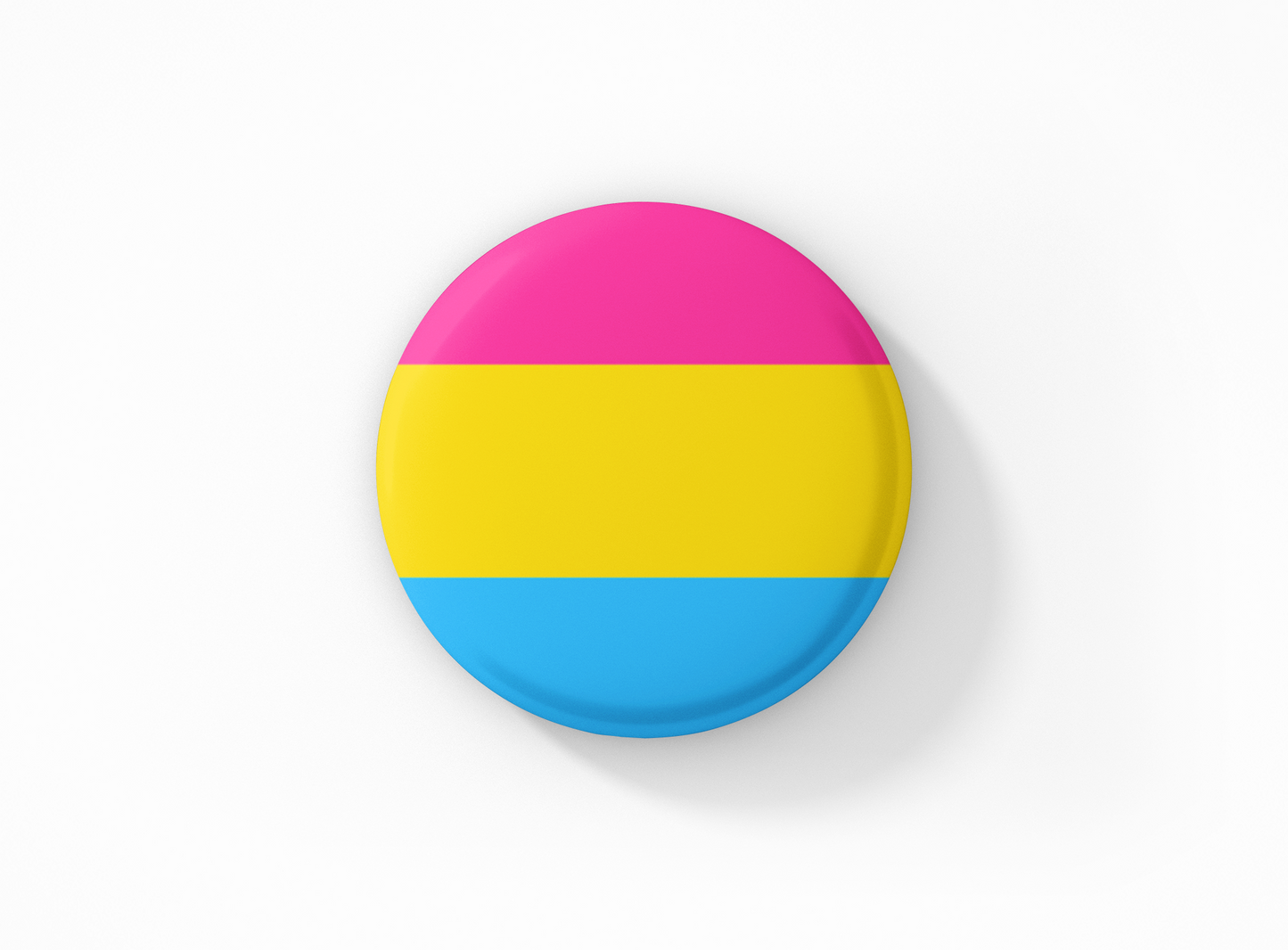 Pansexual Pride Flag & Cat 1.5" Pinback Button Set