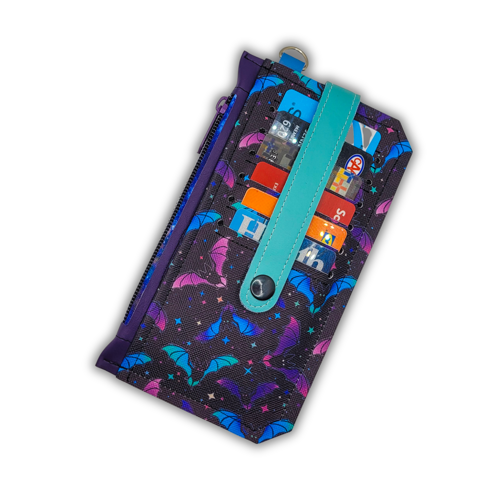 Pastel Bats Vinyl Slim Wallet