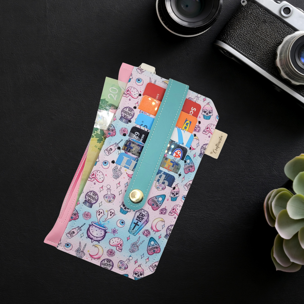 Pastel Goth Vinyl Slim Wallet