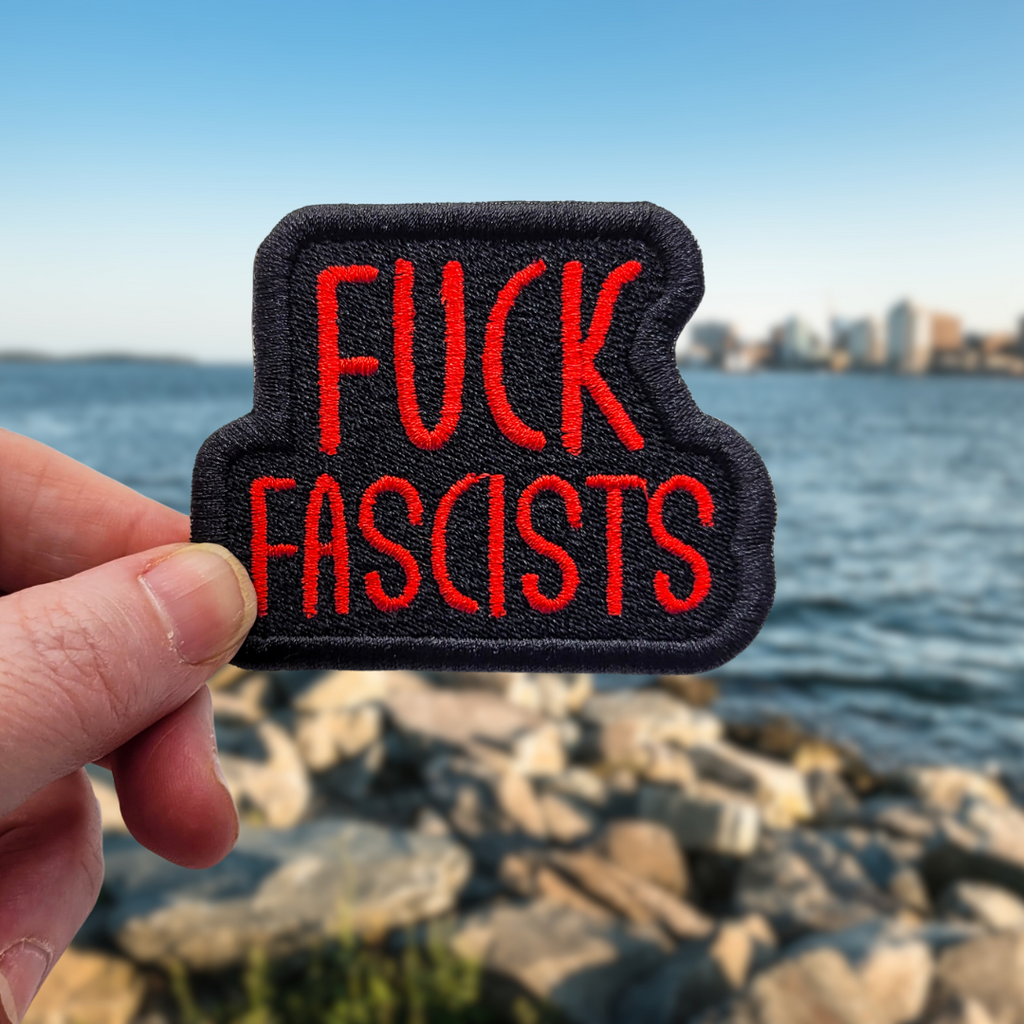 Parche bordado "Joder a los fascistas"