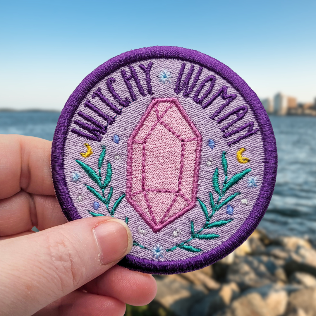 Witchy Woman Embroidered Patch