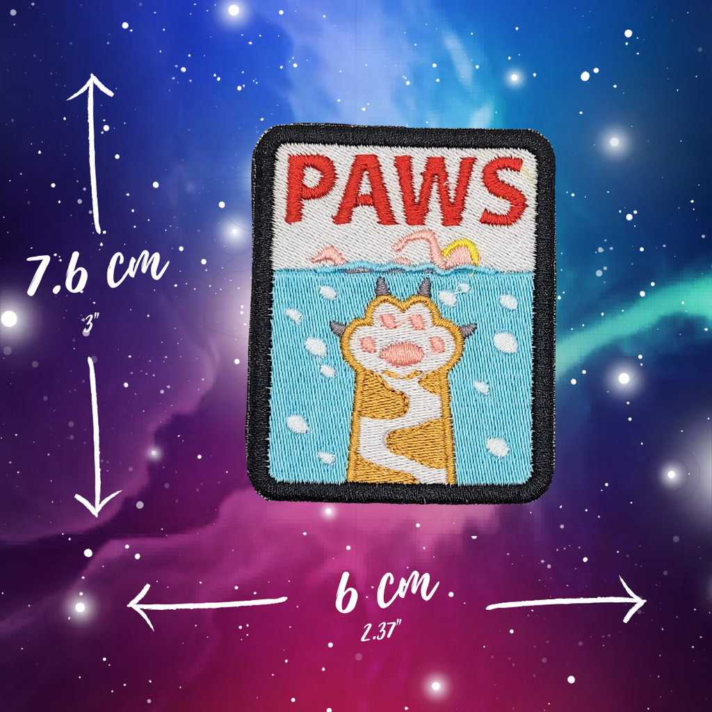 Paws Embroidered Patch