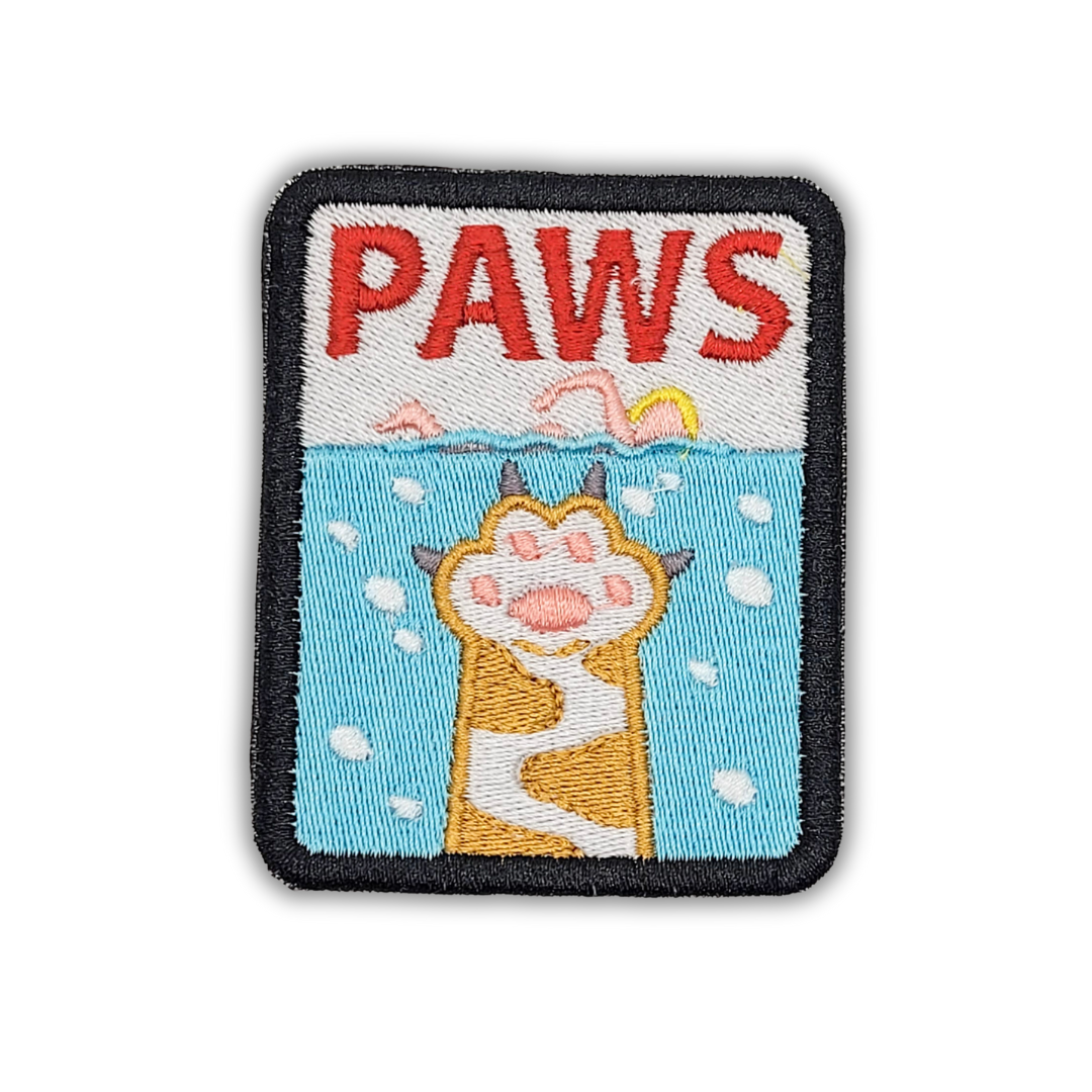 Paws Embroidered Patch