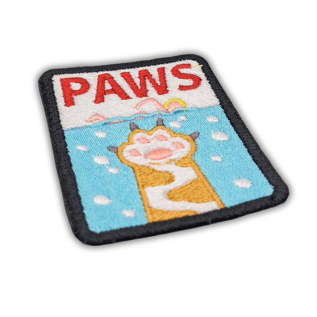 Paws Embroidered Patch