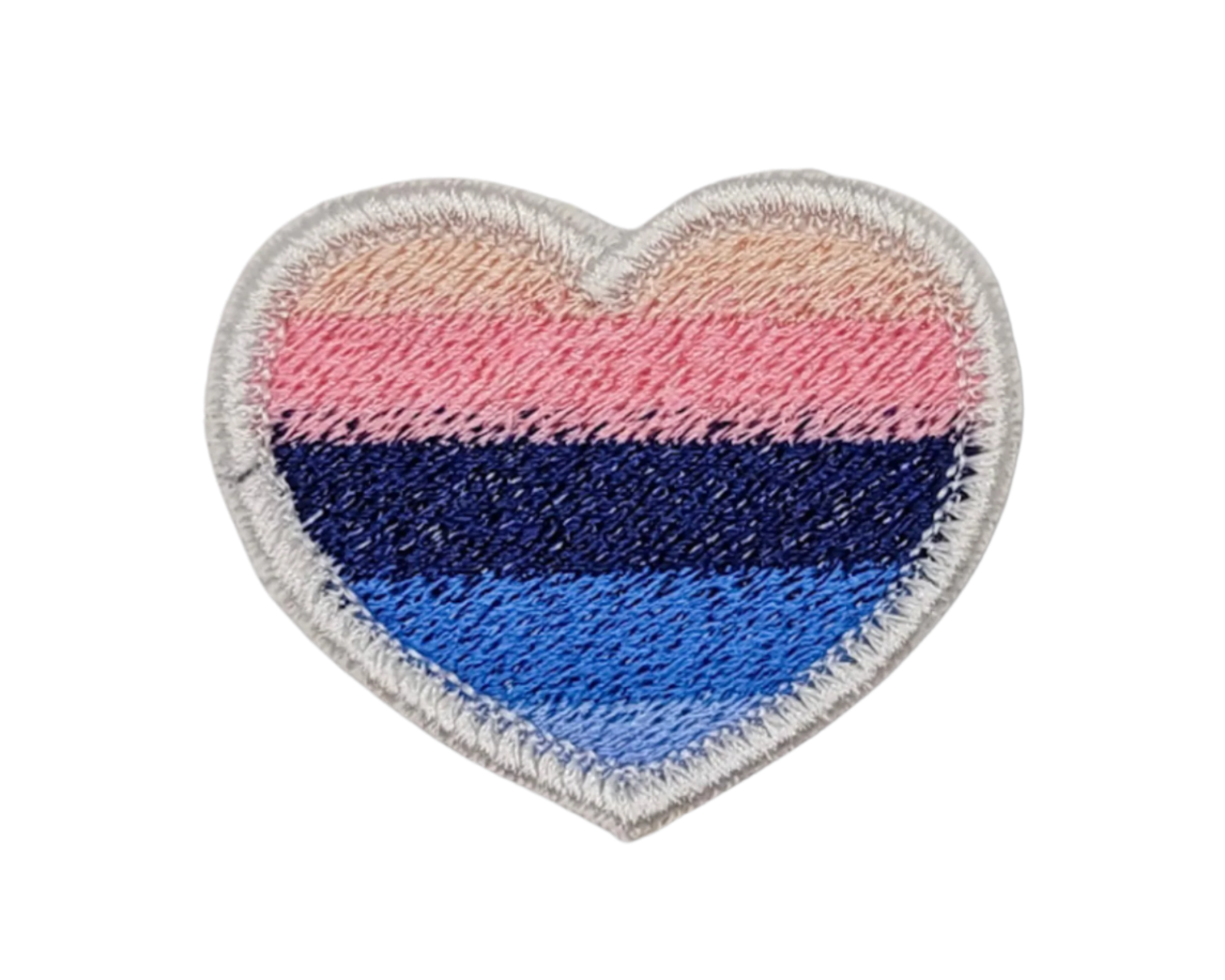 Omnisexual Pride Heart Embroidered Patch