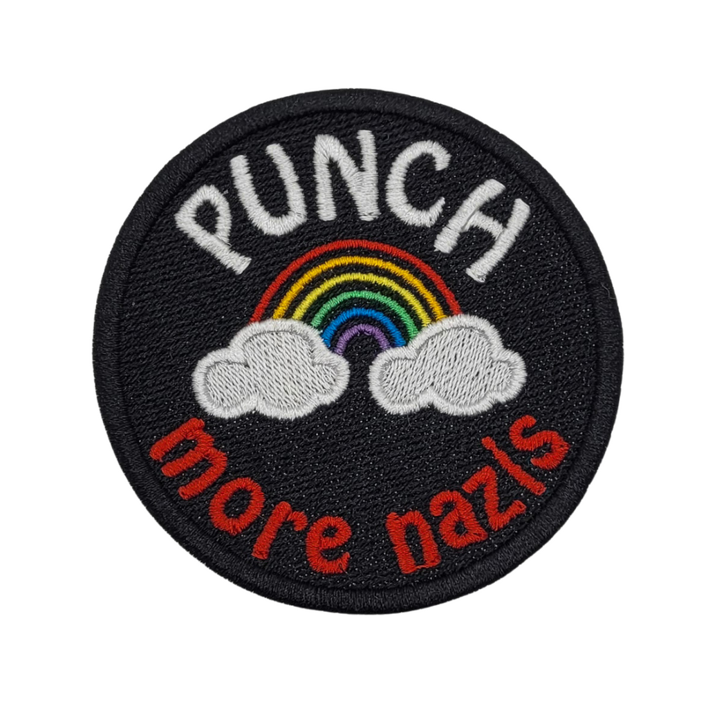 Punch More Nazis Embroidered Patch