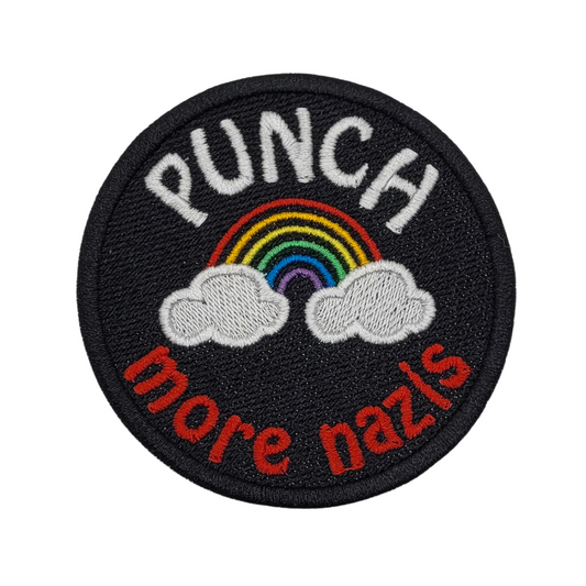 Punch More Nazis Embroidered Patch