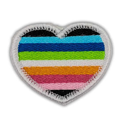 Queer Pride Heart Patch