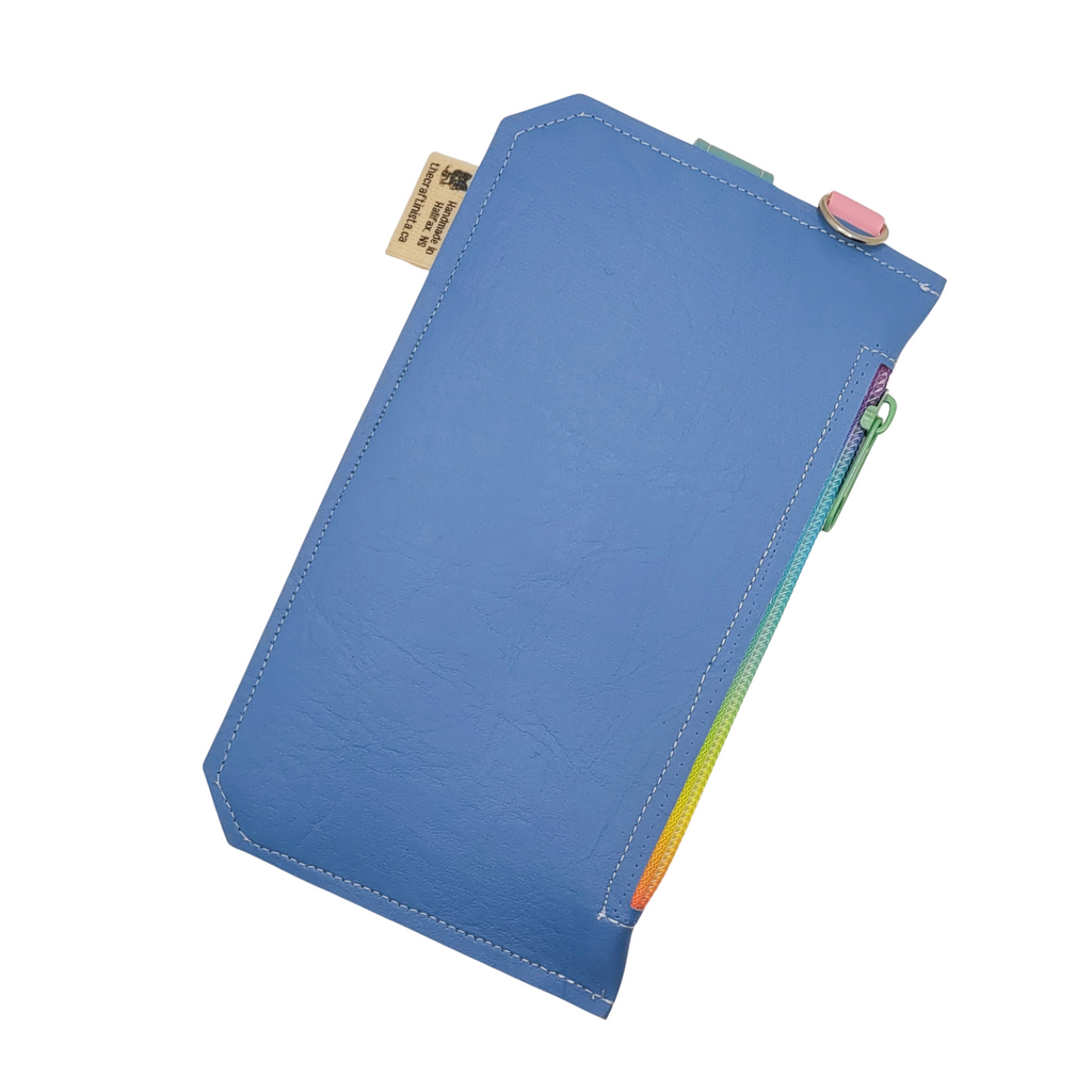 Rainbow Stripes Vinyl Slim Wallet