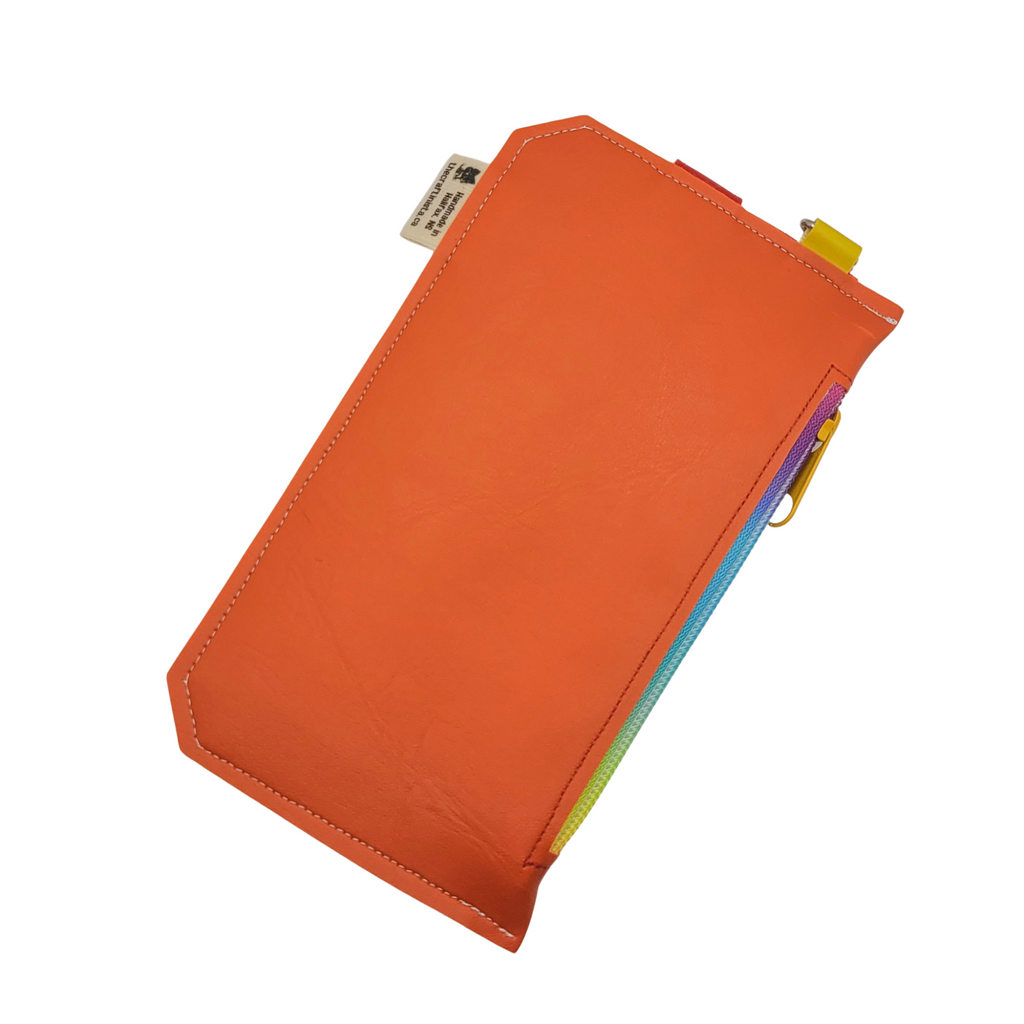 Rainbow Waves Vinyl Slim Wallet