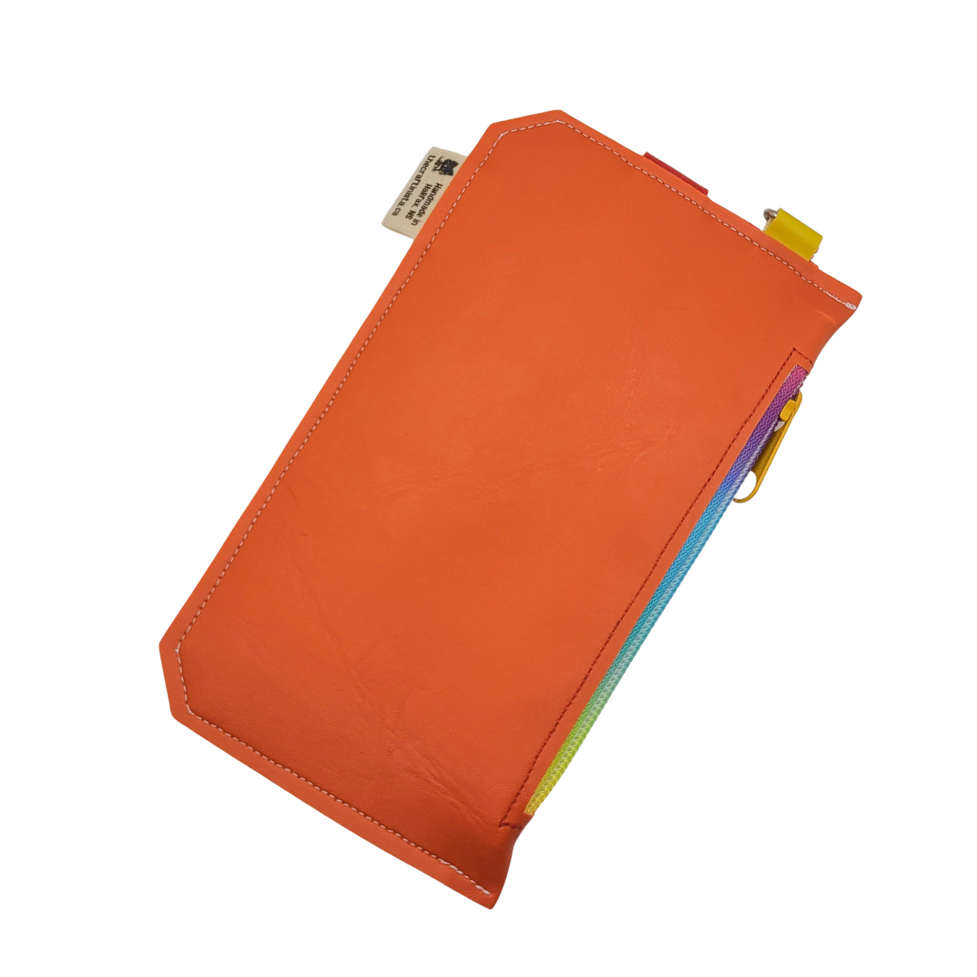 Rainbow Waves Vinyl Slim Wallet