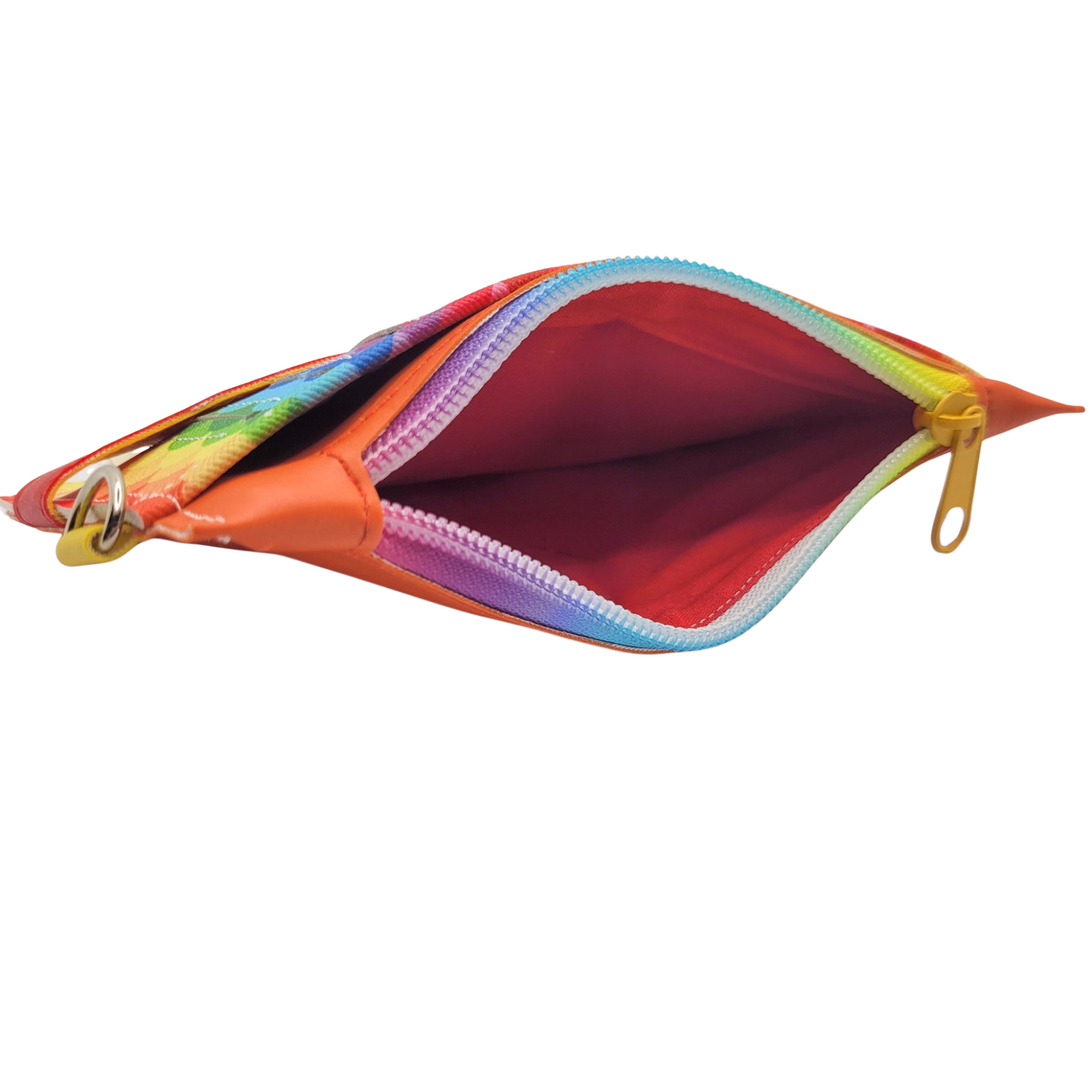 Rainbow Waves Vinyl Slim Wallet