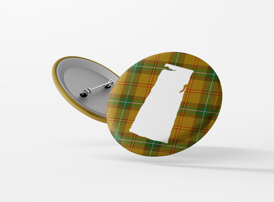 Saskatchewan Tartan Pinback Button