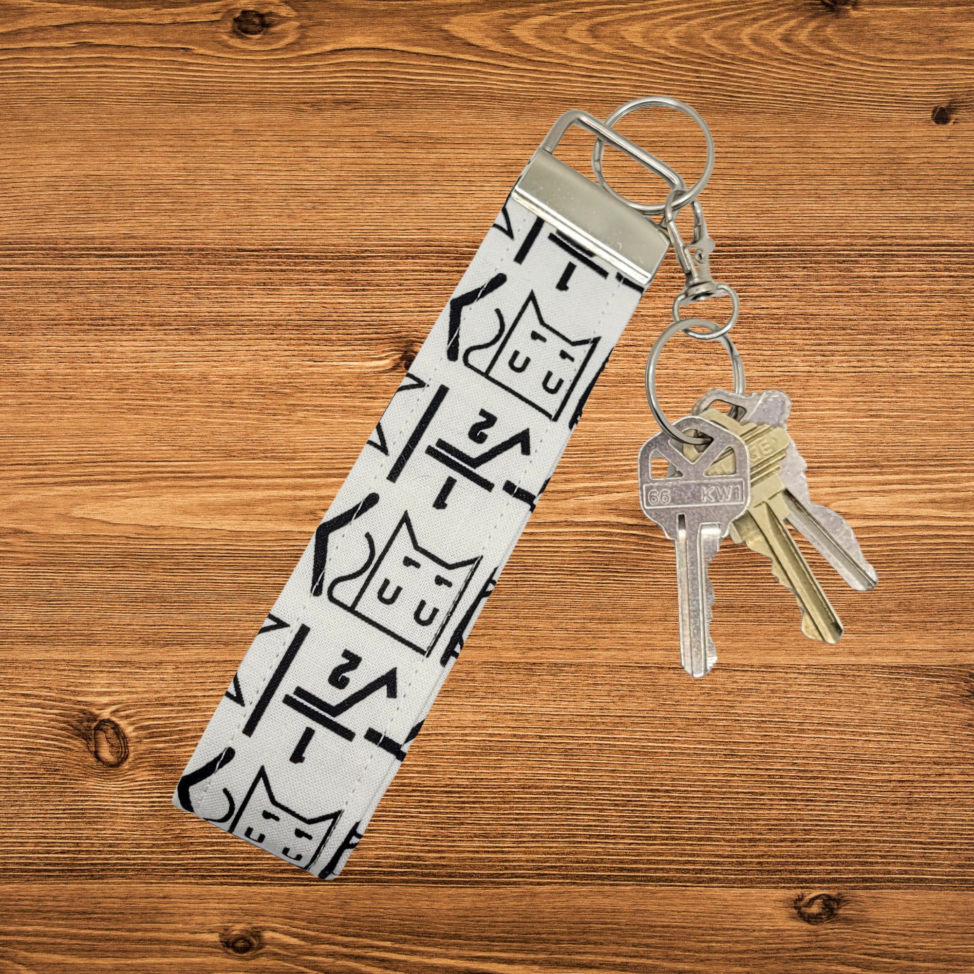 Schrödinger’s Cat Wristlet Keychain
