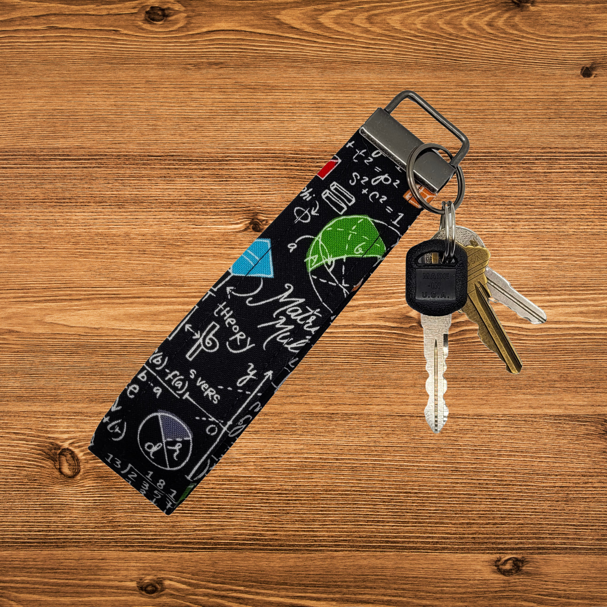 Science Class Wristlet Keychain