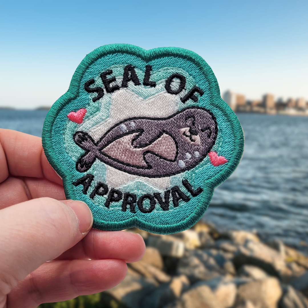 Seal of Approval Embroidered Patch