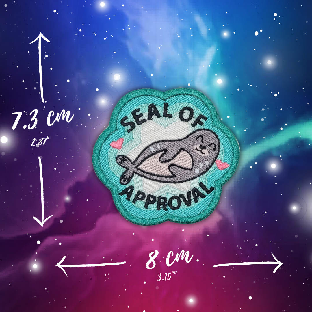 Seal of Approval Embroidered Patch