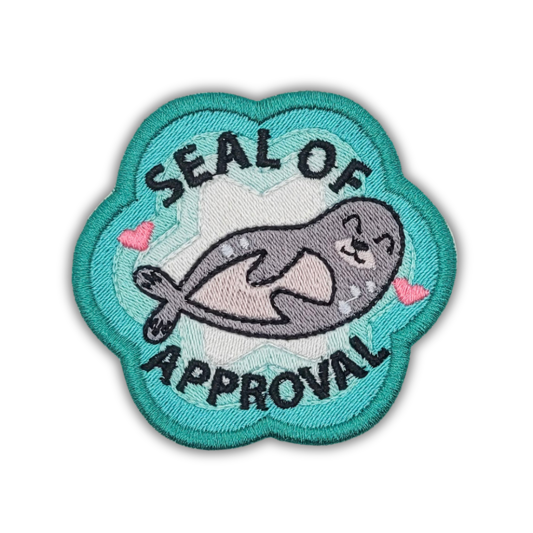 Seal of Approval Embroidered Patch