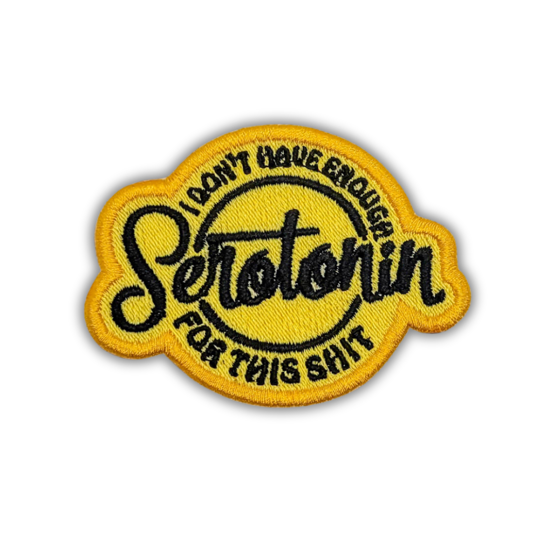 Parche bordado de serotonina