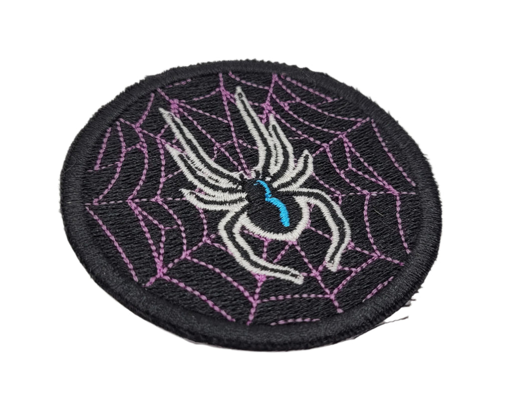 Spider & Web Embroidered Patch
