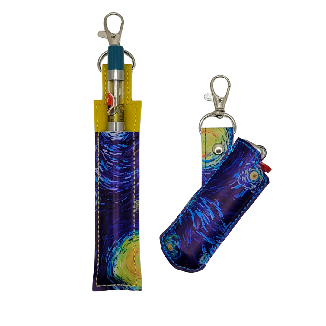 Starry Nights Vinyl Pen Case