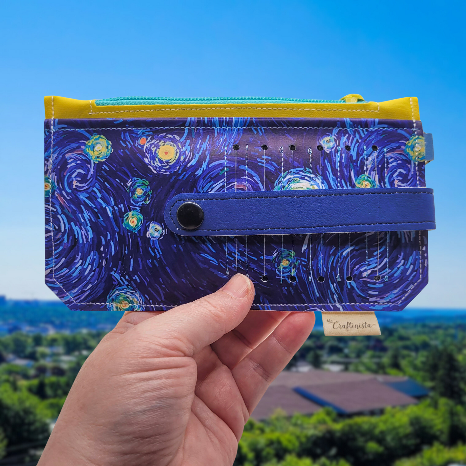Starry Nights Vinyl Slim Wallet