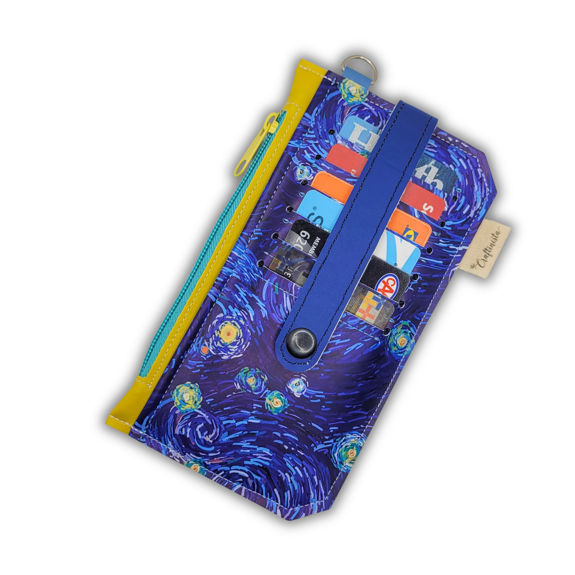 Starry Nights Vinyl Slim Wallet