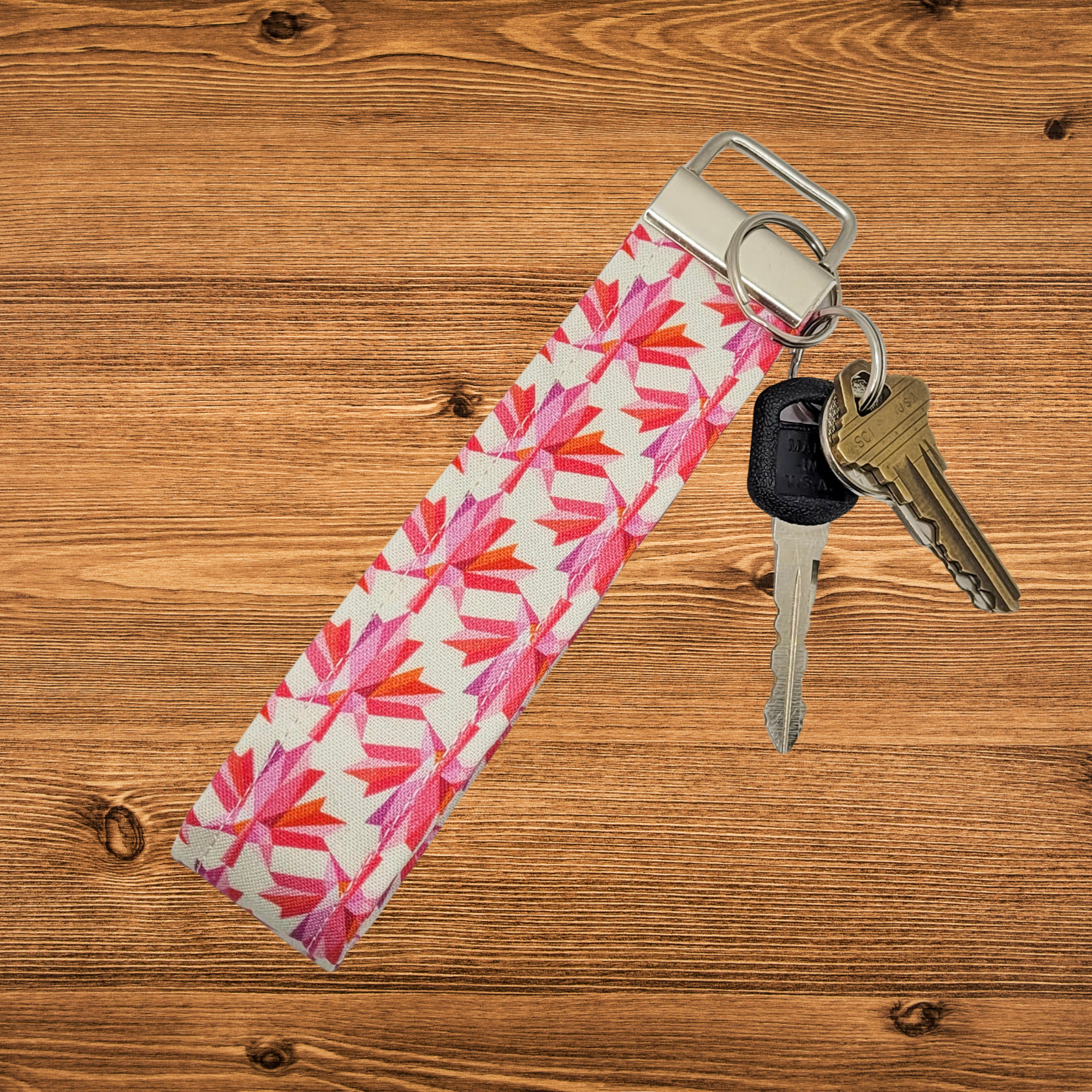 Maple Taffy Wristlet Keychain