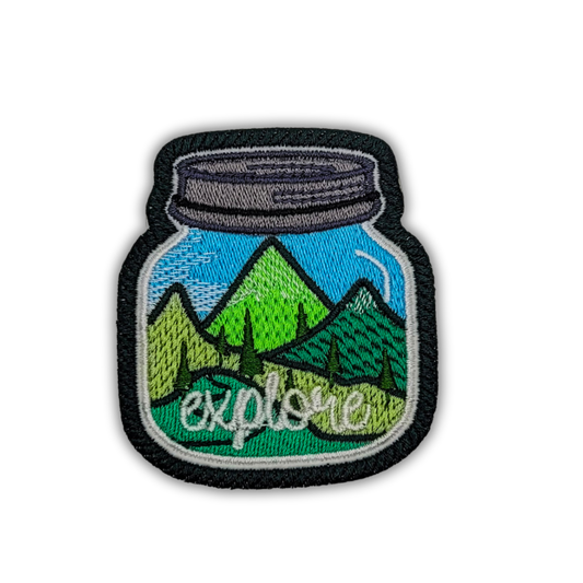 Explore Embroidered Patch