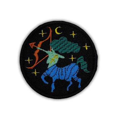 Sagittarius Zodiac Sign Embroidered Patch