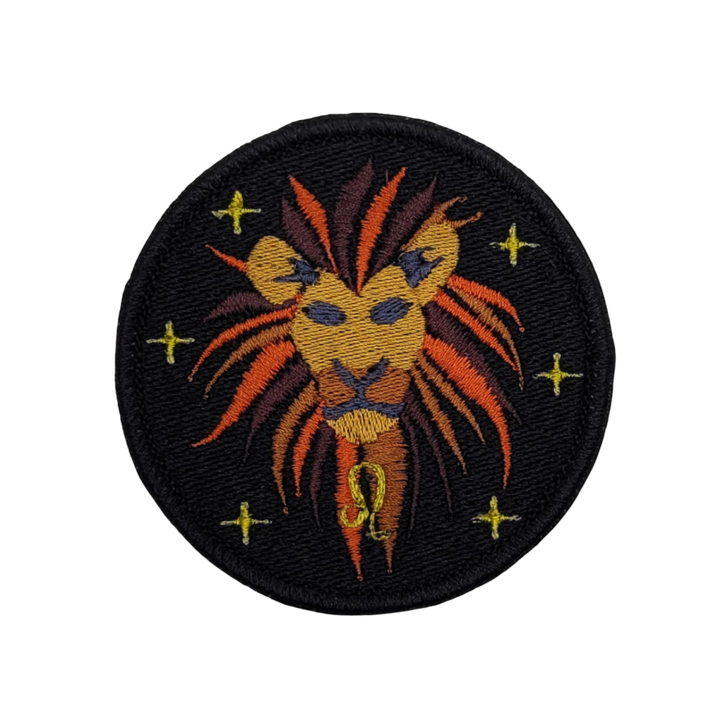 Leo Zodiac Embroidered Patch