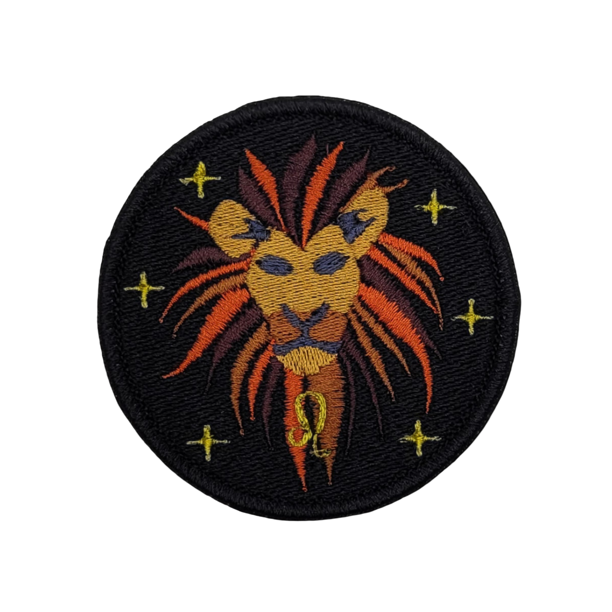 Leo Zodiac Embroidered Patch