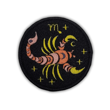 Scorpio Zodiac Sign Embroidered Patch