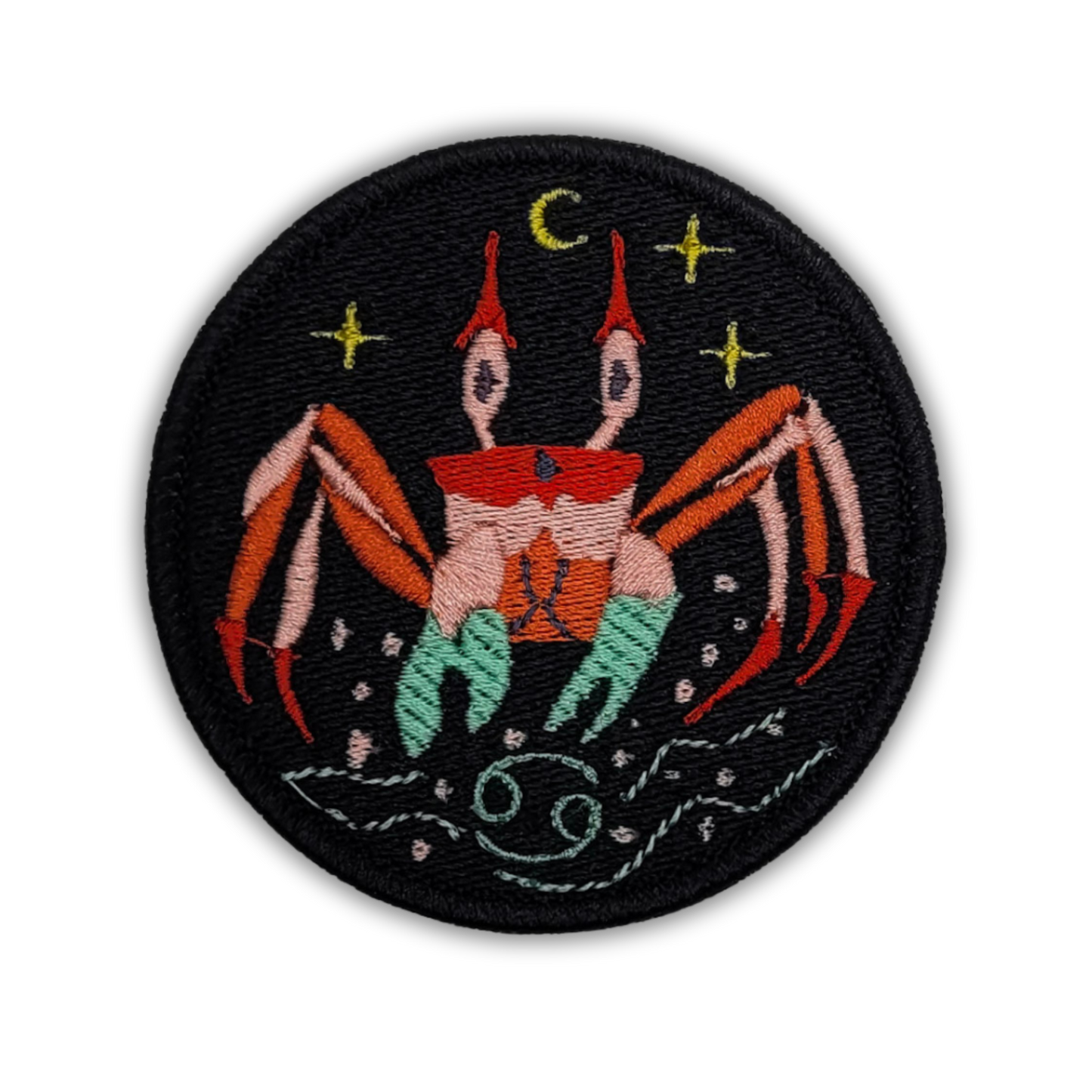 Cancer Zodiac Embroidered Patch