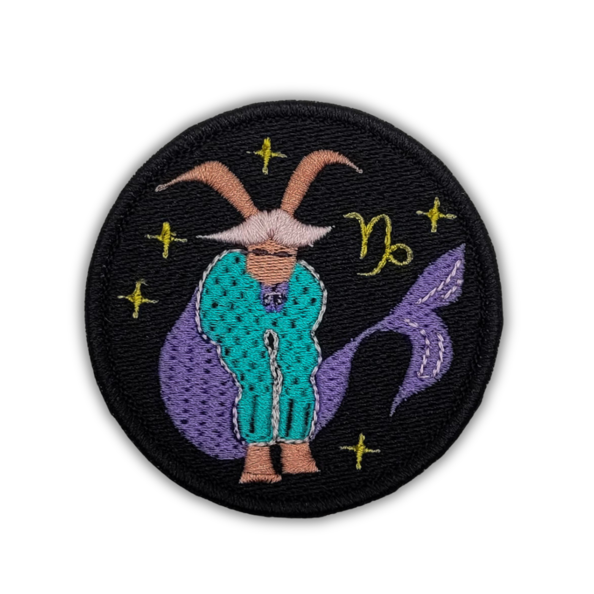 Capricorn Zodiac Embroidered Patch