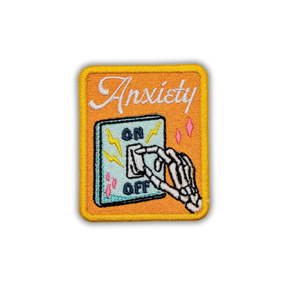 Anxiety Embroidered Patch