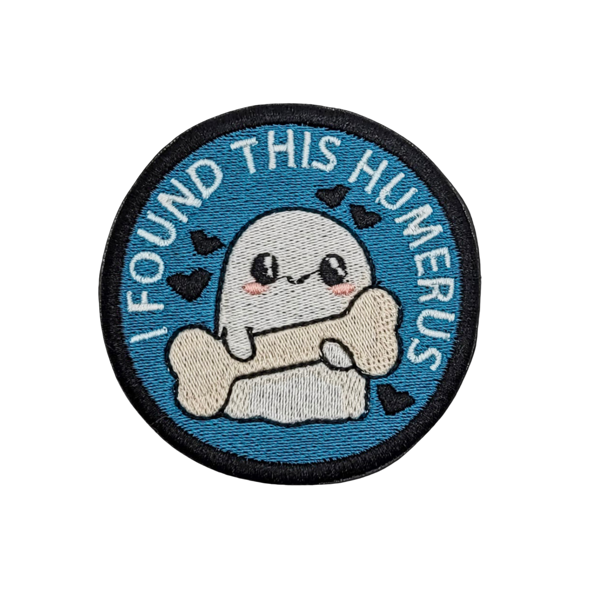 I Found This Humerus Embroidered Patch