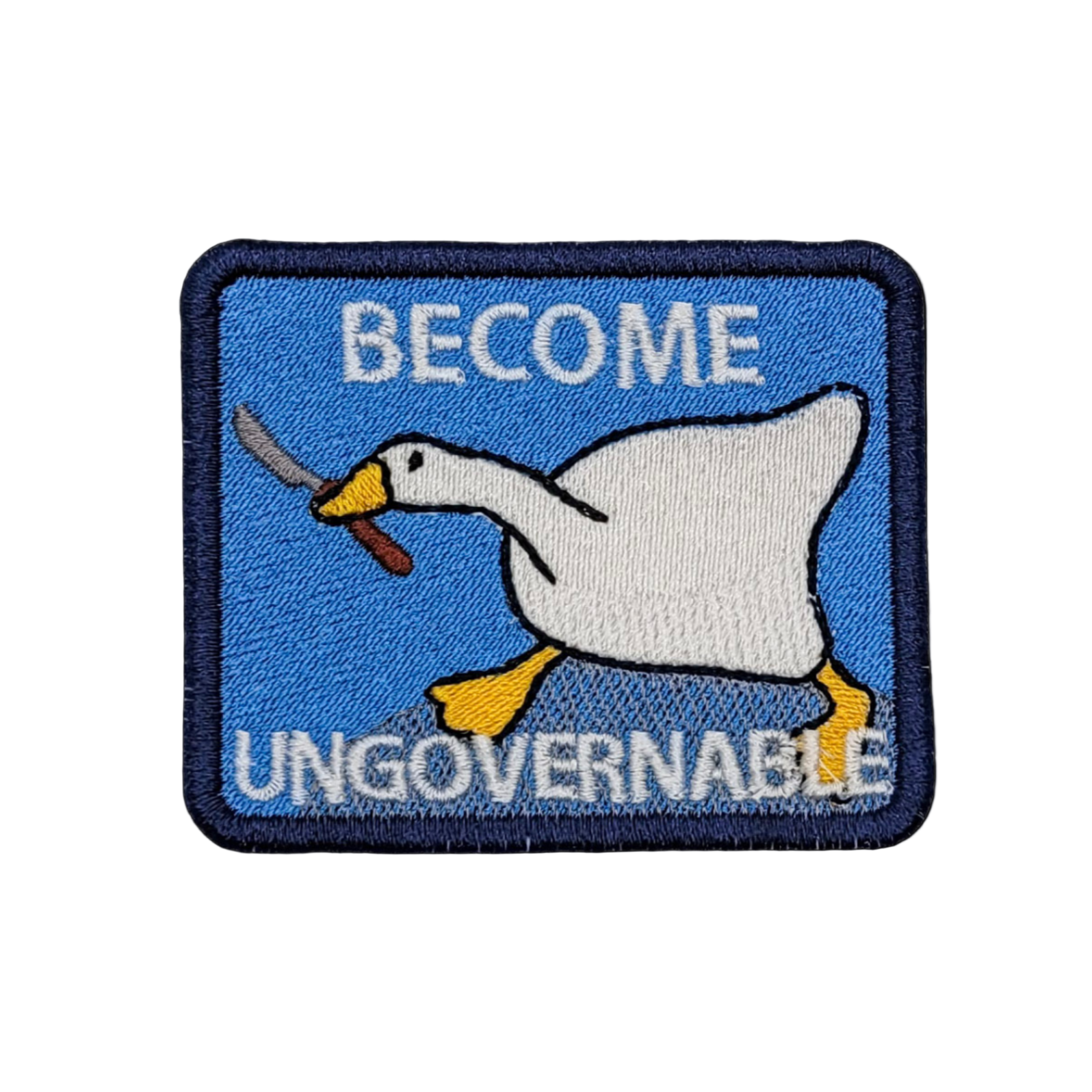 Become Ungovernable Goose Embroidered Patch
