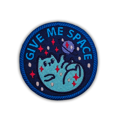 Give Me Space Embroidered Patch