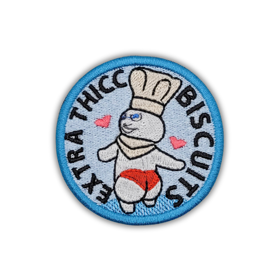 Extra Thicc Biscuits Embroidered Patch