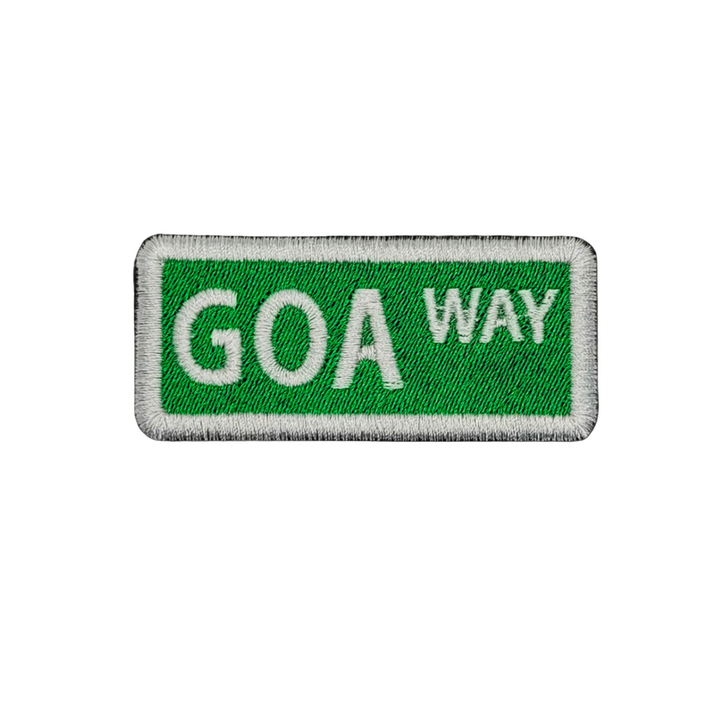 Goa Way Embroidered Patch