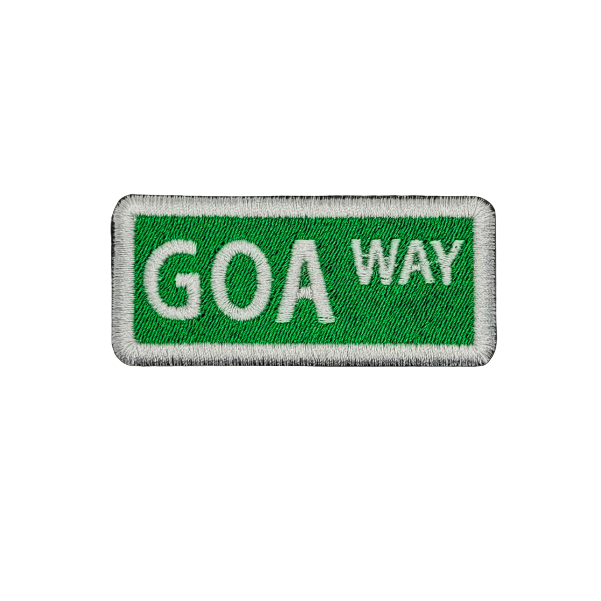 Goa Way Embroidered Patch