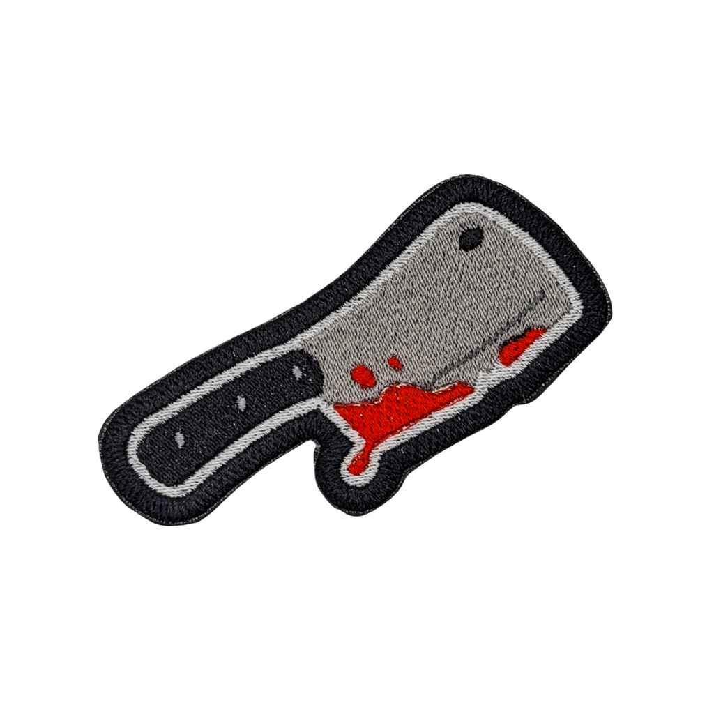 Bloody Cleaver Embroidered Patch